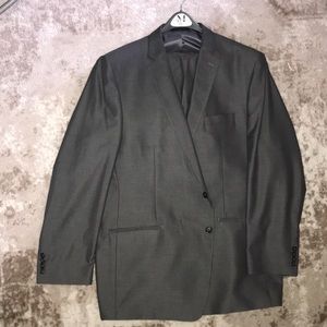 Men’s Silverish Gray Calvin Klein Suit